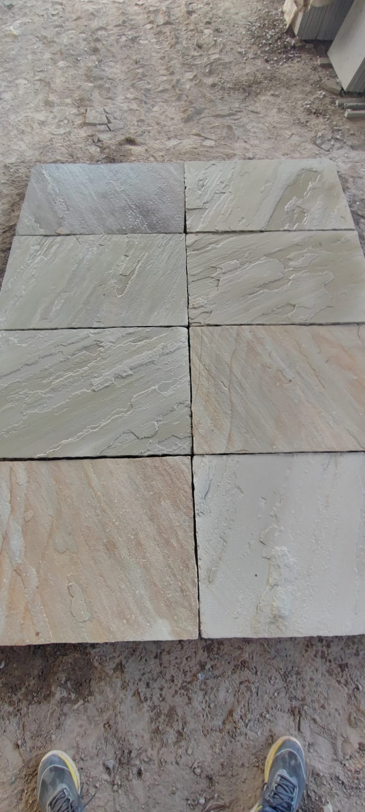 Fossil Mint Indian Sandstone 900X600mm Paving 21.00m2 22mm (Price: £23.95/m2) - Image 4