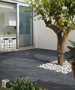 Charcoal Black Outdoor Porcelain Slabs 900x600x20mm (Price: £22.95/m2)